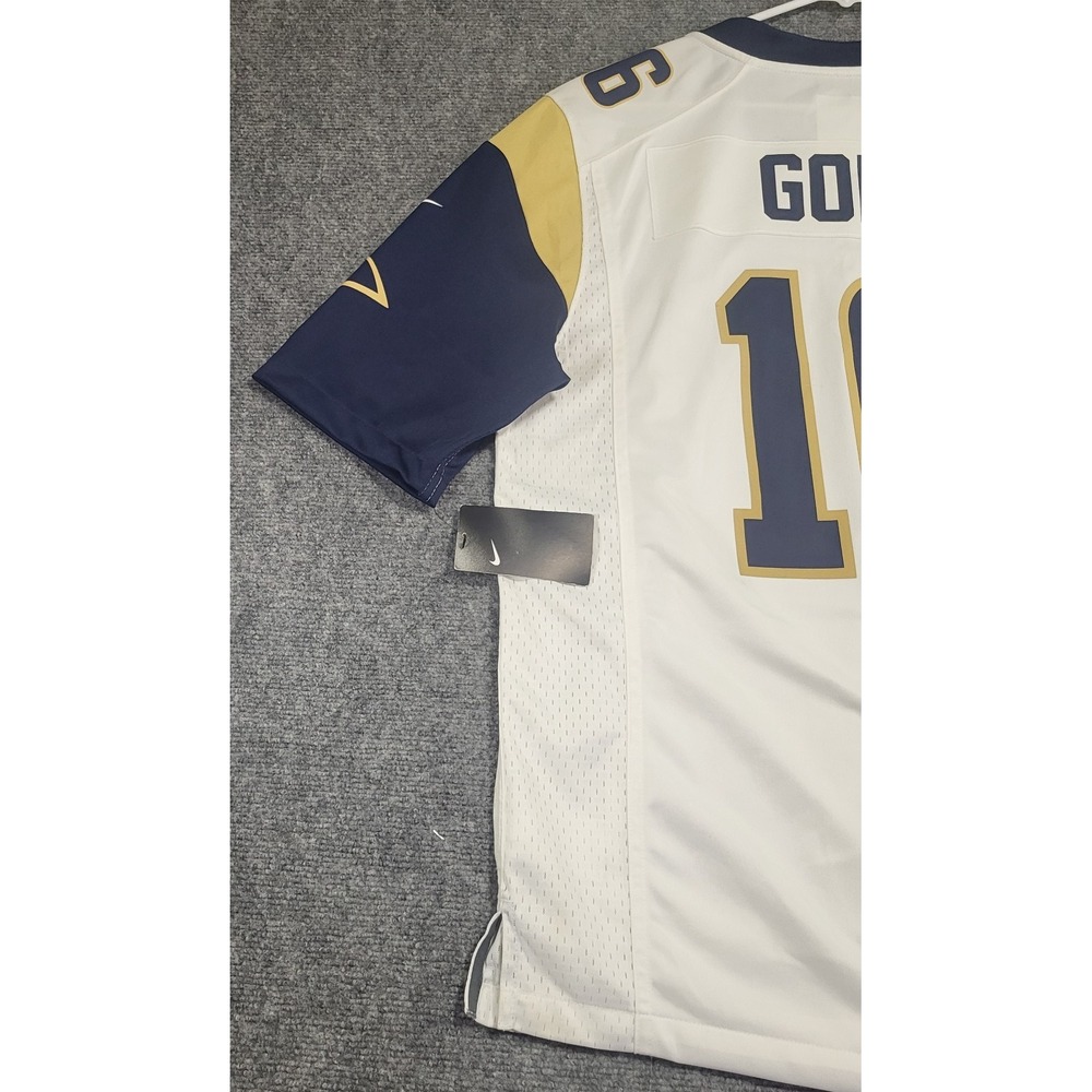 Nike Los Angeles Rams Jared Goff #16 On-Field White NFL Jersey Men's Size Medium - Picture 10 of 14